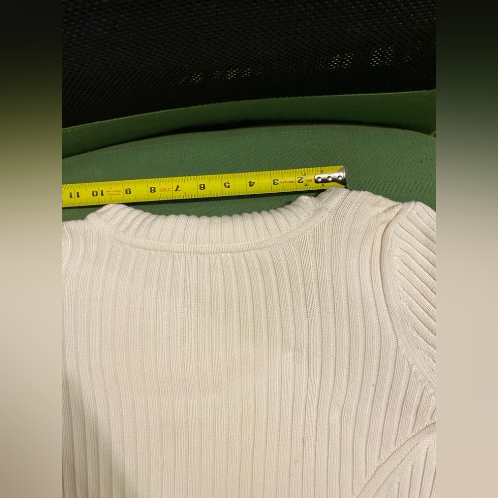 Cream Cowl Neck Sweater with Cozy Knit - Picture 8 of 16